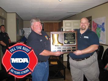 Fire Fighters Win MDA Golden Boot